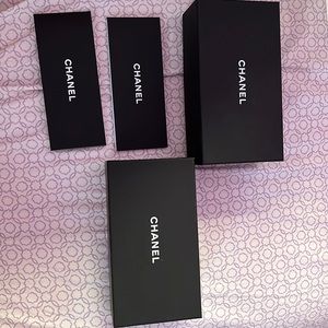 2 Chanel sunglasses boxes (empty)